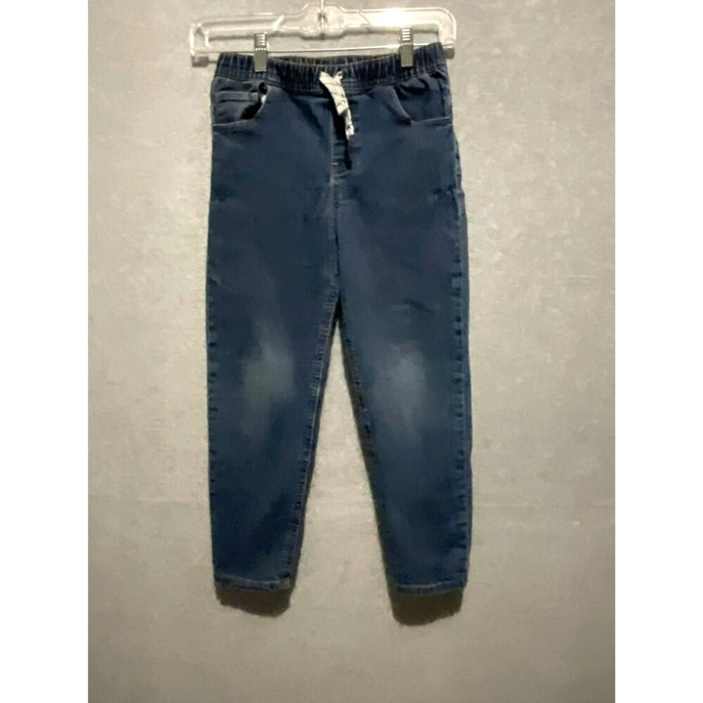 365 Kids Garanimals Size 8 Boys Blue Denim Pull-On Jogger Jeans Play Ready